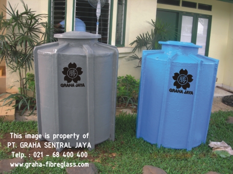 Tangki Air Tanam Ukuran Kecil / Ground Water Tank Fibreglass Kapasitas Kecil